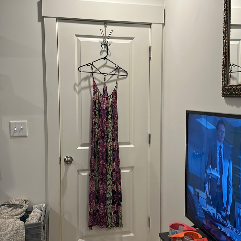 Australian floor length floral dress